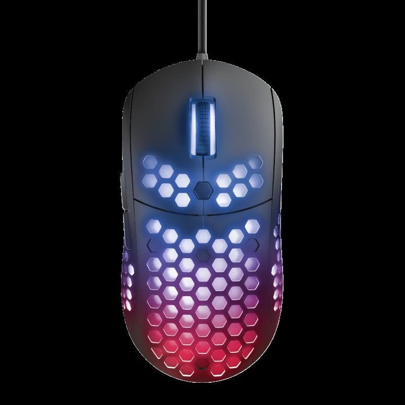 MOUSE TRUST, "GXT 960 Graphin", gaming, cu fir, USB, optic, 10000 dpi, butoane/scroll 6/1, iluminare, butoane programabile, buton selectare viteza, negru, "TR-23758" — miniatură