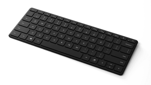 TASTATURA MICROSOFT, wireless, 80 taste format TKL (fara keypad), Bluetooth | Wireless (2.4 GHz), negru, "21Y-00021"