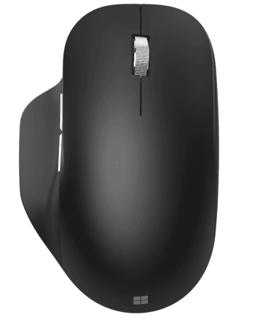 MOUSE MICROSOFT, "Ergo", PC sau NB, wireless, Bluetooth | 2.4GHz, optic, butoane/scroll 4/1, ergonomic, negru, "222-00008"