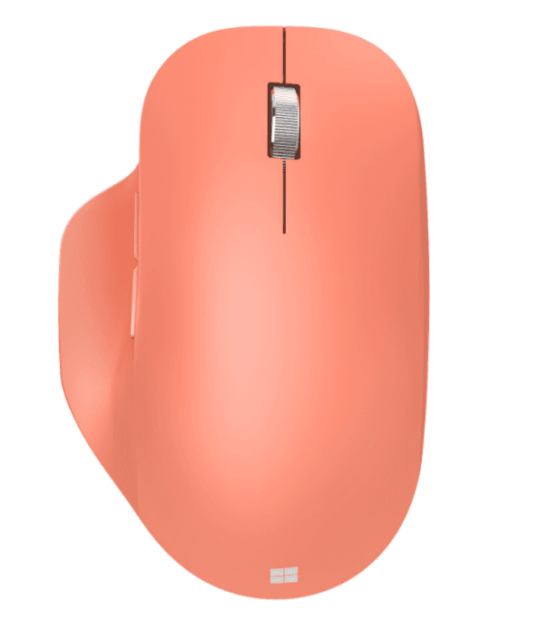 MOUSE MICROSOFT, "Ergo", PC sau NB, wireless, Bluetooth | 2.4GHz, optic, butoane/scroll 4/1, ergonomic, portocaliu, "222-00040"