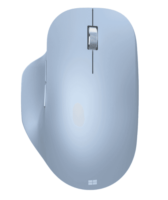 MOUSE MICROSOFT, "Ergo", PC sau NB, wireless, Bluetooth | 2.4GHz, optic, butoane/scroll 4/1, ergonomic, albastru, "222-00056"