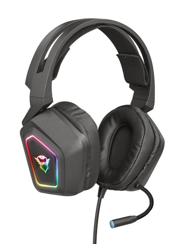 CASTI TRUST, "GXT 450 Blizz", cu fir, gaming, utilizare multimedia, microfon pe brat, conectare prin USB 2.0, negru, "TR-23191"