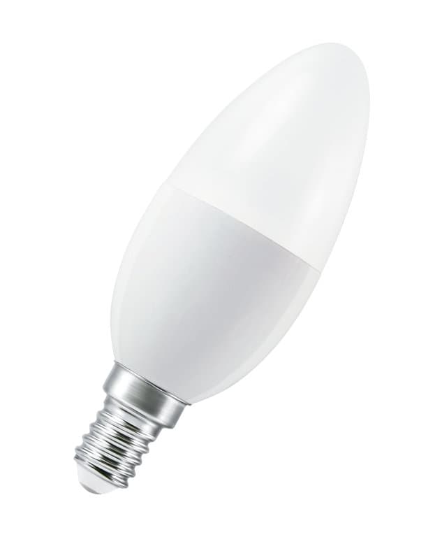 SET 3 becuri smart LED Osram, soclu E14, putere 5W, forma lumanare, lumina multicolora, alimentare 220 - 240 V, "000004058075485914"