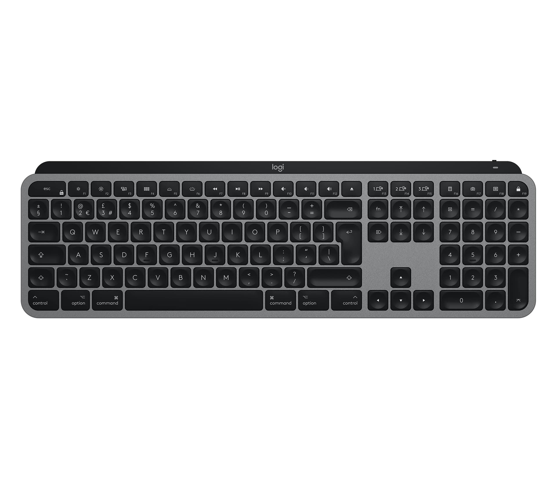 TASTATURA LOGITECH, "MX Keys for Mac ", wireless | cu fir, 104 taste format standard (104-108 taste), USB, negru, "920-009558"