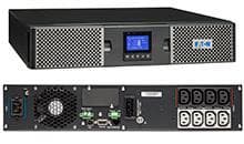 UPS Eaton, Online, Tower/rack, 1500 W, fara AVR, IEC x 8, display LCD, back-up 11 - 20 min. "9PX1500IRT2U"