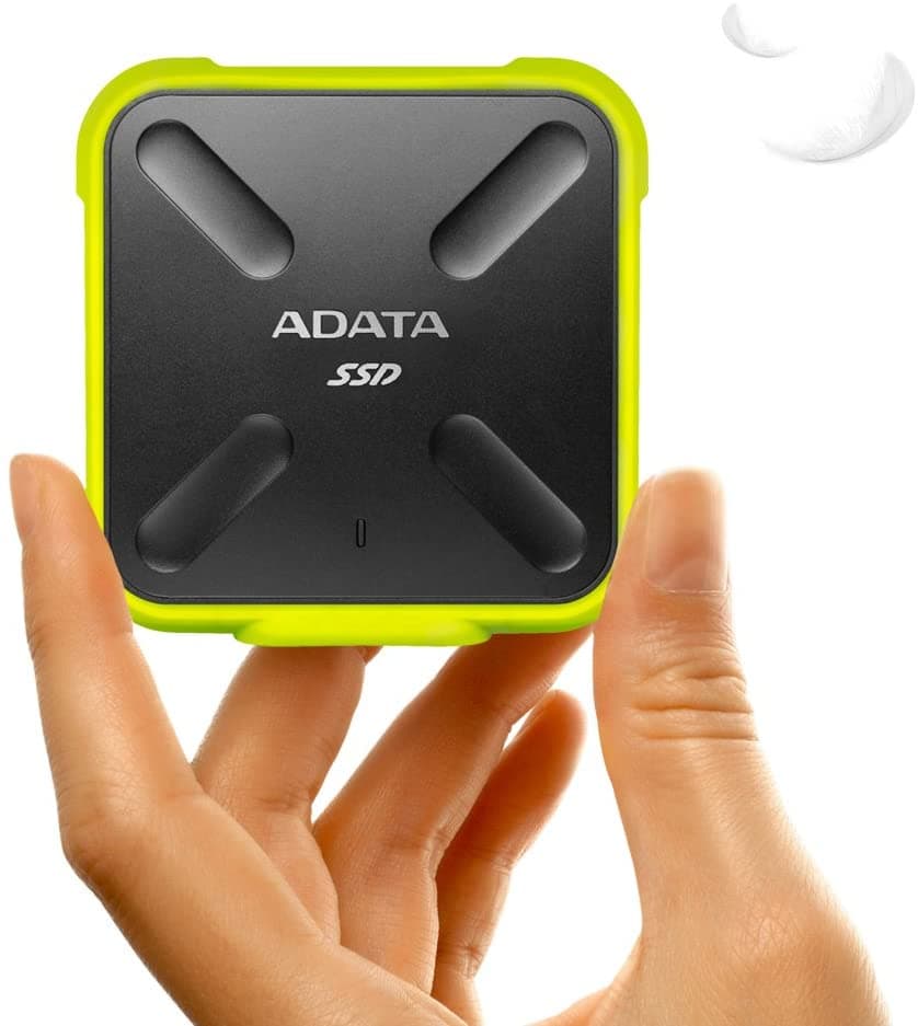 SSD extern ADATA SD700, 512 GB, USB 3.2, R/W: 440 MB/s, "ASD700-512GU31-CYL" — miniatură