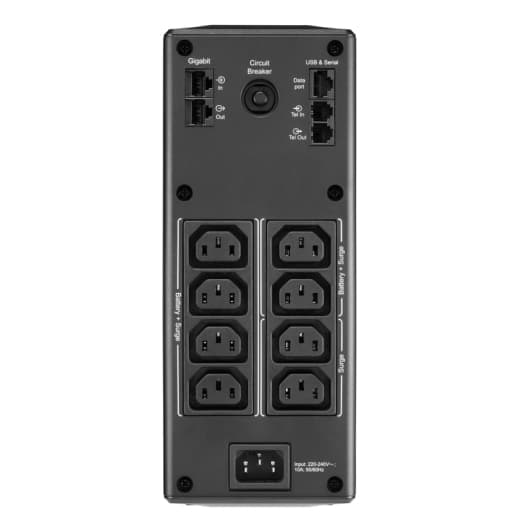 UPS APC "Pro BR", Line int., Tower, AVR, IEC x 8, display LCD, back-up 11 - 20 min. "BR1300MI" — miniatură