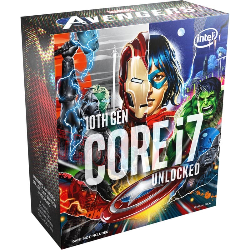 CPU INTEL, skt. LGA 1200 Core i7, i7-10700K Avengers, frecventa 3.8 GHz, turbo 5.1 GHz, 8 nuclee, putere 125 W, "BX8070110700KA"