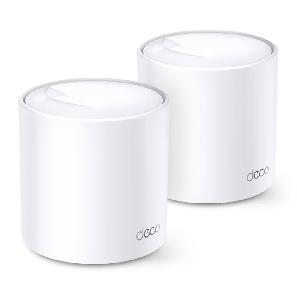 MESH TP-LINK, wireless, router AX1800, pt interior, 1800 Mbps, port LAN, WAN, 2.4 GHz | 5 GHz, antena interna x 4, standard 802.11ax, "Deco X20(2-pack)"