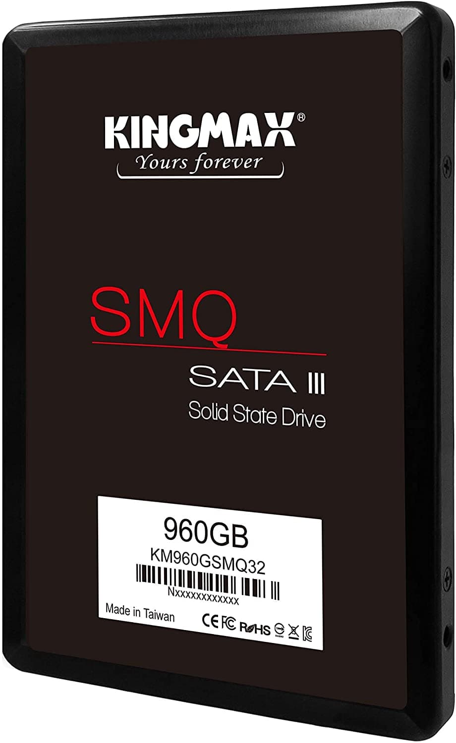SSD Kingmax, 960 GB, 2.5 inch, S-ATA 3, 3D QLC Nand, R/W: 540 MB/s/480 MB/s MB/s, "KM960GSMQ32"