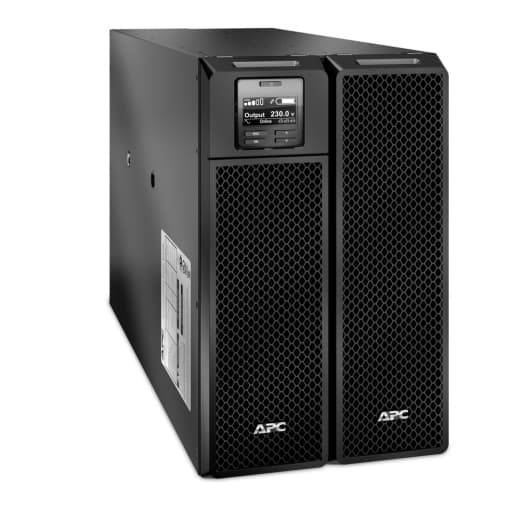 UPS APC, Online, Tower/rack, 8000 W, fara AVR, IEC x 6, display LCD, back-up 11 - 20 min. "SRT8KXLI"