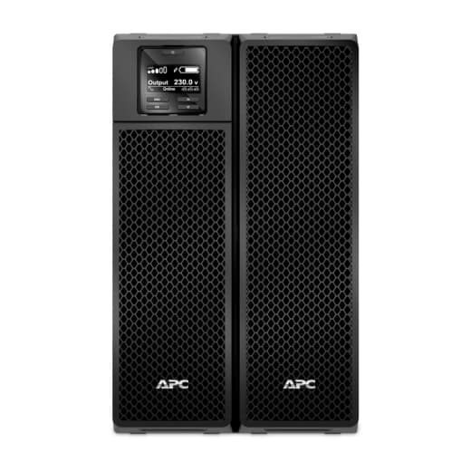 UPS APC, Online, Tower/rack, 8000 W, fara AVR, IEC x 6, display LCD, back-up 11 - 20 min. "SRT8KXLI" — miniatură