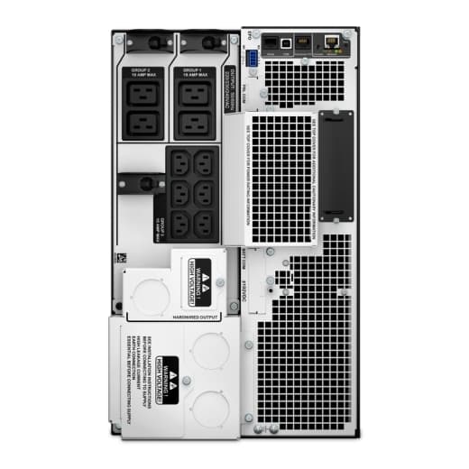 UPS APC, Online, Tower/rack, 8000 W, fara AVR, IEC x 6, display LCD, back-up 11 - 20 min. "SRT8KXLI" — miniatură