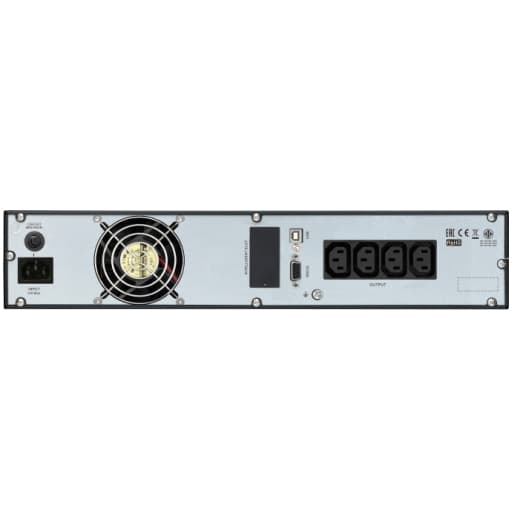 UPS APC, Online, Tower/rack, 1600 W, fara AVR, IEC x 4, display LCD, back-up 11 - 20 min. "SRV2KRIRK" — miniatură