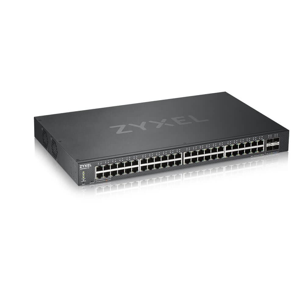 SWITCH ZYXEL, porturi Gigabit x 48, SFP x 4, managed, rackabil, "XGS1930-52-EU0101F"