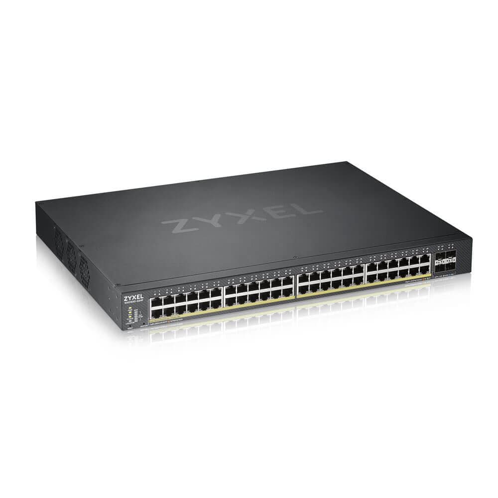 SWITCH PoE ZYXEL, port Gigabit x 48, SFP SFP+ x 4, managed, rackabil, "XGS1930-52HP-EU0101F"