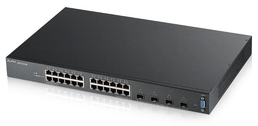 SWITCH ZYXEL, porturi Gigabit x 24, SFP x 4, managed, rackabil, "XGS2210-28-EU0101F"