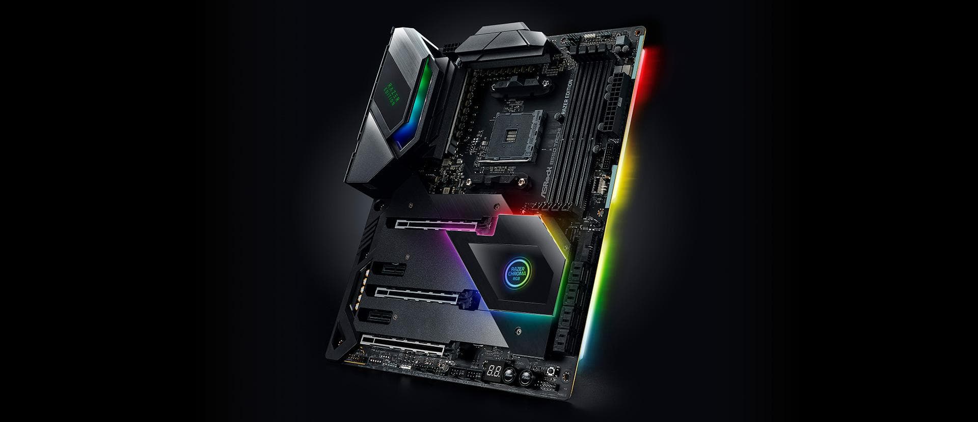 PLACA de BAZA Asrock "B550 TAICHI RAZER", skt AM4, ATX, AMD B550, 4 x DDR4, max. 128 GB, 8 x SATA, 2 x M.2, 7.1, "B550 TAICHI RAZER" — miniatură