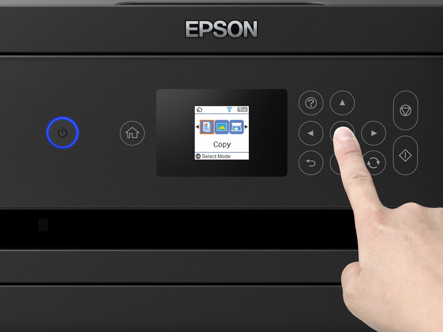 Multifunctional Inkjet CISS Color Epson L4160, A4, Functii:Impr|Scan|Cop,Viteza Print Mono:33 ppm,Viteza Print color:15 ppm,Conectiv:USB|WiFi,Duplex:Da,ADF:Nu, "C11CG23401" — miniatură