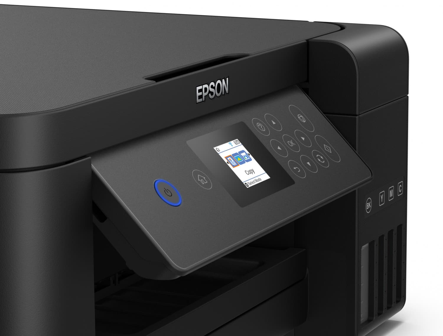 Multifunctional Inkjet CISS Color Epson L4160, A4, Functii:Impr|Scan|Cop,Viteza Print Mono:33 ppm,Viteza Print color:15 ppm,Conectiv:USB|WiFi,Duplex:Da,ADF:Nu, "C11CG23401" — miniatură