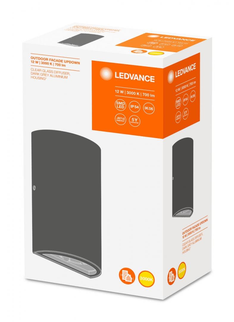 APLICA DE EXTERIOR LEDVANCE 3000K IP54 "000004058075075054"
