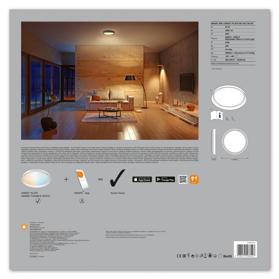 PLAFONIERA LED LEDVANCE 4058075486447 "000004058075486447" — miniatură