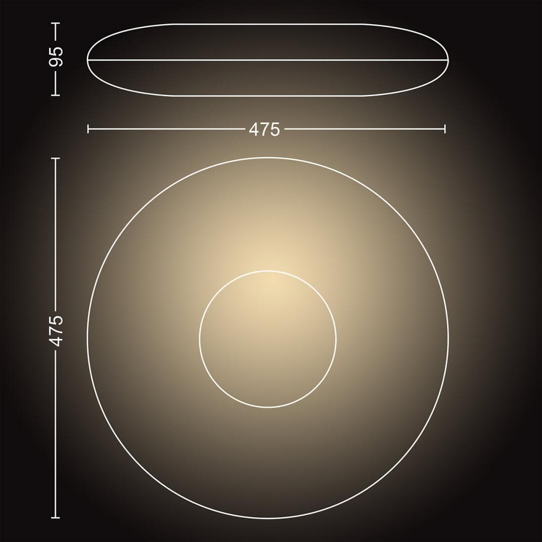 PLAFONIERA LED PHILIPS HUE CHER "000008718696175231" — miniatură