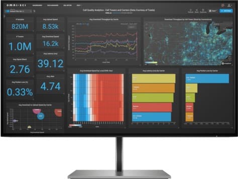 MONITOR HP 27 inch, home, office, IPS, WQHD (2560 x 1440), Wide, 350 cd/mp, 5 ms, HDMI, DisplayPort x 2, "1C4Z7AA"