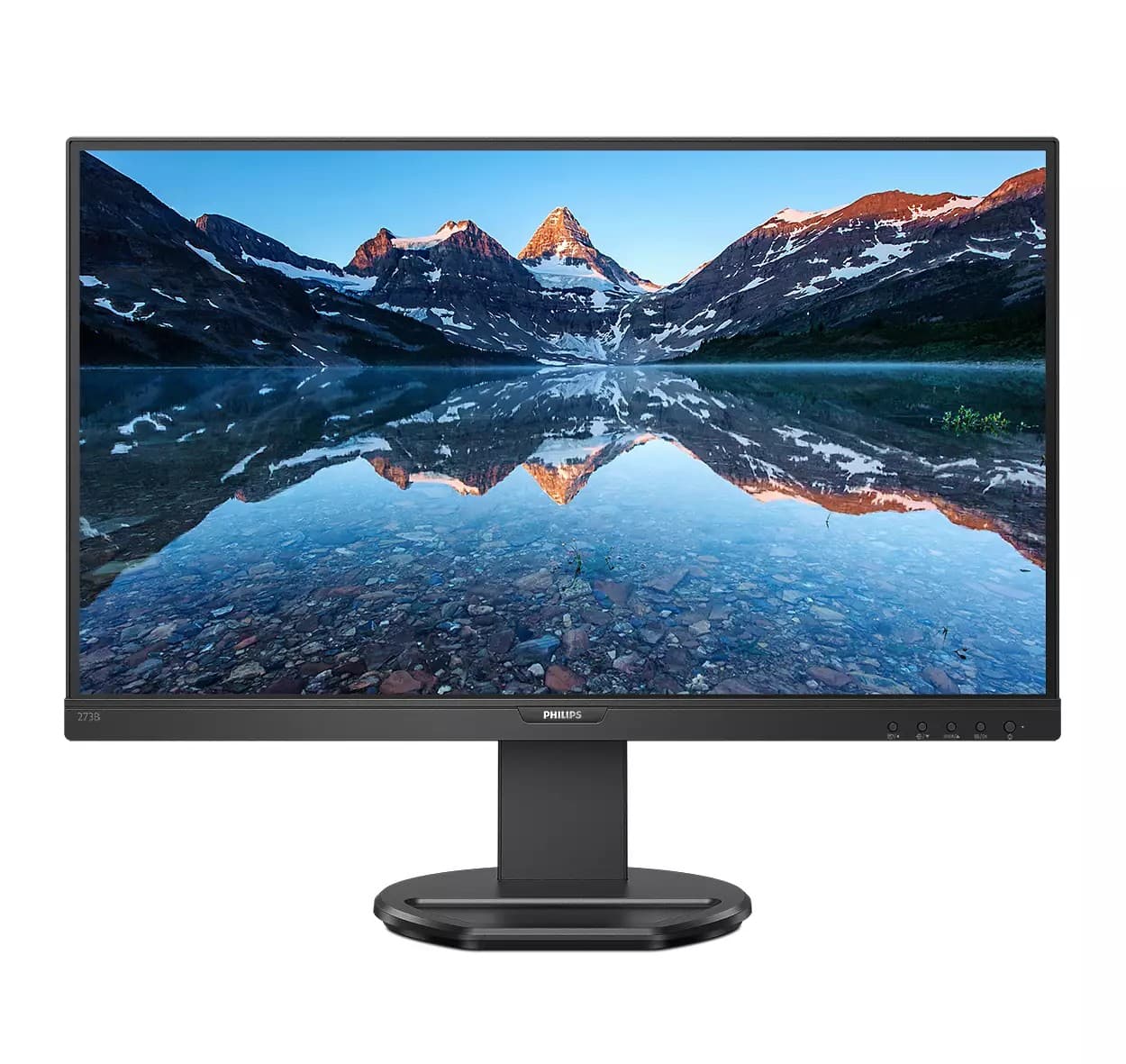 MONITOR PHILIPS 27 inch, Multimedia, IPS, Full HD (1920 x 1080), Wide, 250 cd/mp, 4 ms, HDMI, VGA, DisplayPort, "273B9/00"