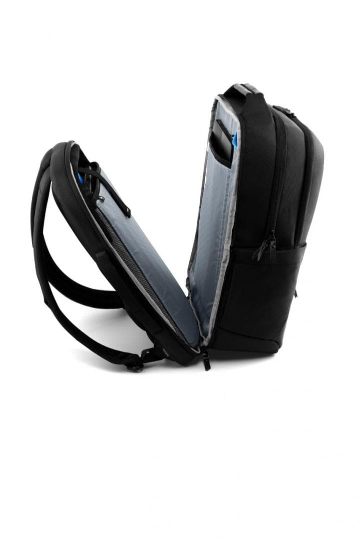 RUCSAC DELL, pt. notebook de max 15 inch, 2 compartimente, buzunar frontal | buzunar lateral x 2, 21 litri, poliester, negru, "460-BCQK" — miniatură