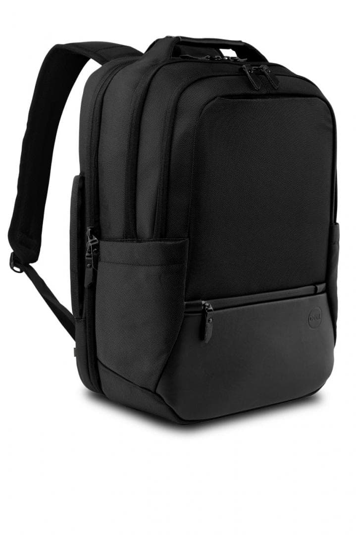 RUCSAC DELL, pt. notebook de max 15 inch, 2 compartimente, buzunar frontal | buzunar lateral x 2, 21 litri, poliester, negru, "460-BCQK" — miniatură