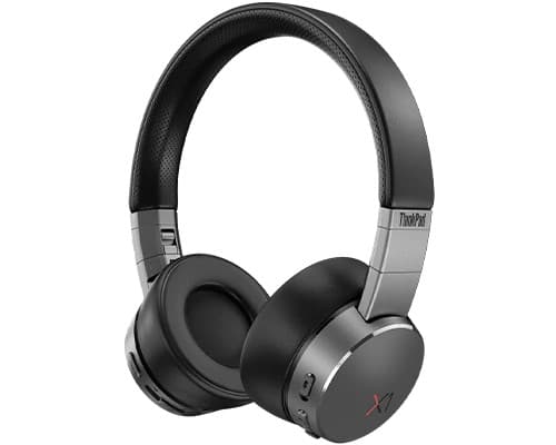 CASTI Lenovo ThinkPad X1, utilizare multimedia (PC and more), wireless, standard, microfon pe casca, conectare prin Bluetooth 5.0, negru, "4XD0U47635" — miniatură