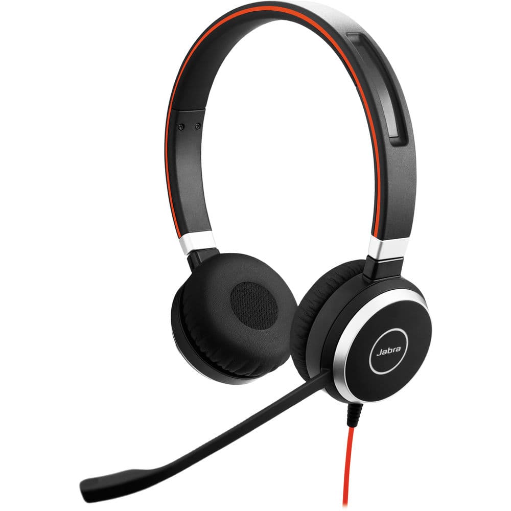 CASTI Jabra, "Evolve 40", cu fir, standard, utilizare multimedia, microfon pe brat, conectare prin Jack 3.5 mm, USB 2.0, negru, "6399-829-209"