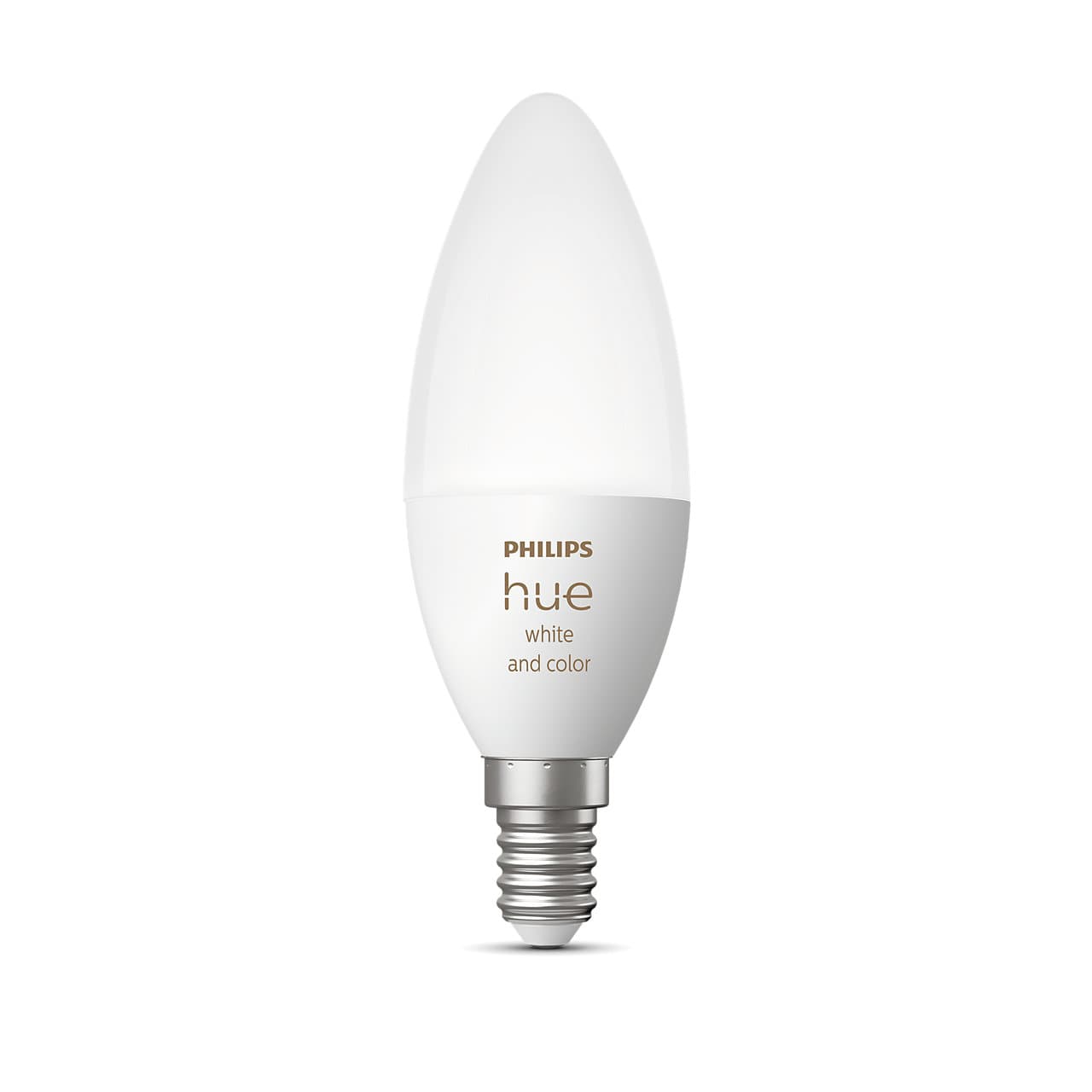 BEC smart LED Philips, soclu E14, putere 5.3W, forma lumanare, lumina multicolora, alimentare 220 - 240 V, "000008718699726317" — miniatură