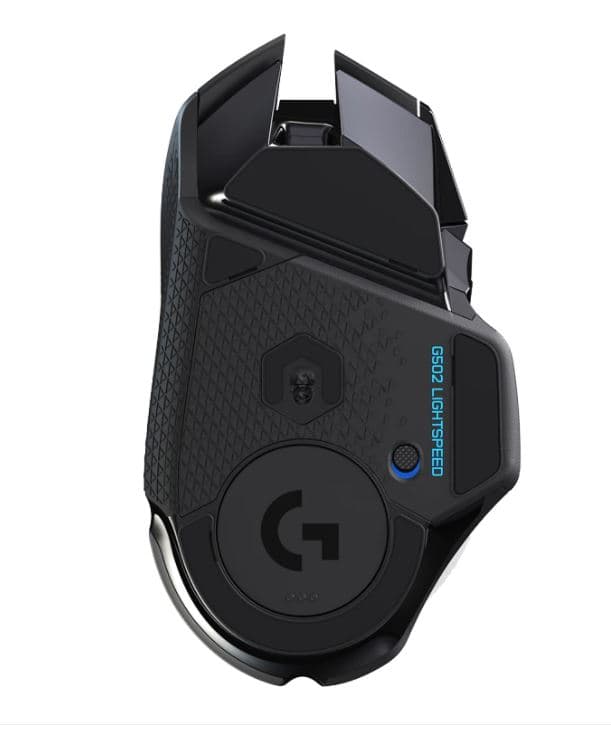 MOUSE LOGITECH, "G502 Lightspeed", gaming, wireless, 2.4GHz, optic, 25600 dpi, butoane/scroll 11/1, iluminare,butoane programabile,buton selectare viteza, negru, "910-005567" — miniatură