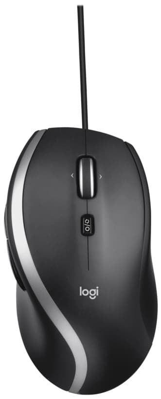 MOUSE LOGITECH, "M500s", PC sau NB, cu fir, USB, optic, 4000 dpi, butoane/scroll 6/1, buton selectare viteza, negru, "910-005784" — miniatură