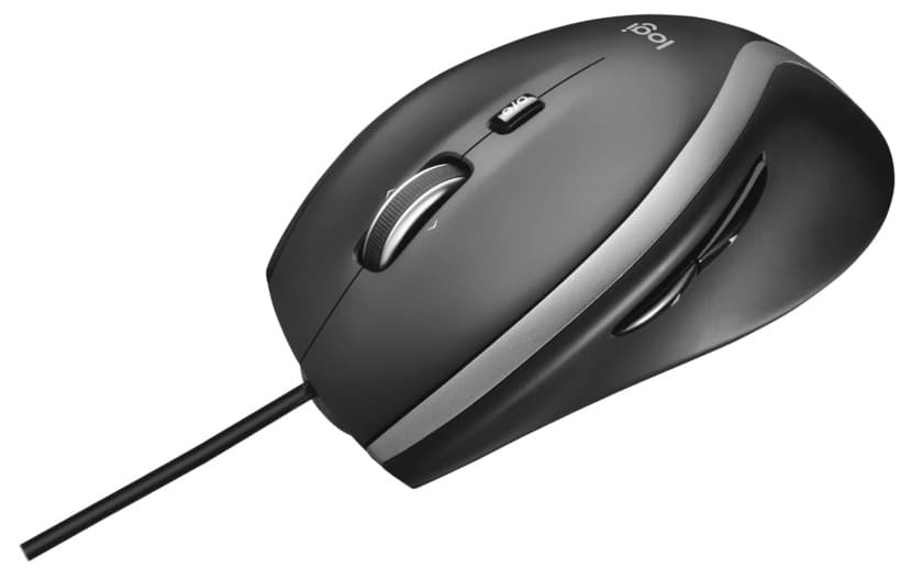 MOUSE LOGITECH, "M500s", PC sau NB, cu fir, USB, optic, 4000 dpi, butoane/scroll 6/1, buton selectare viteza, negru, "910-005784"