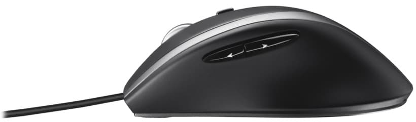 MOUSE LOGITECH, "M500s", PC sau NB, cu fir, USB, optic, 4000 dpi, butoane/scroll 6/1, buton selectare viteza, negru, "910-005784" — miniatură
