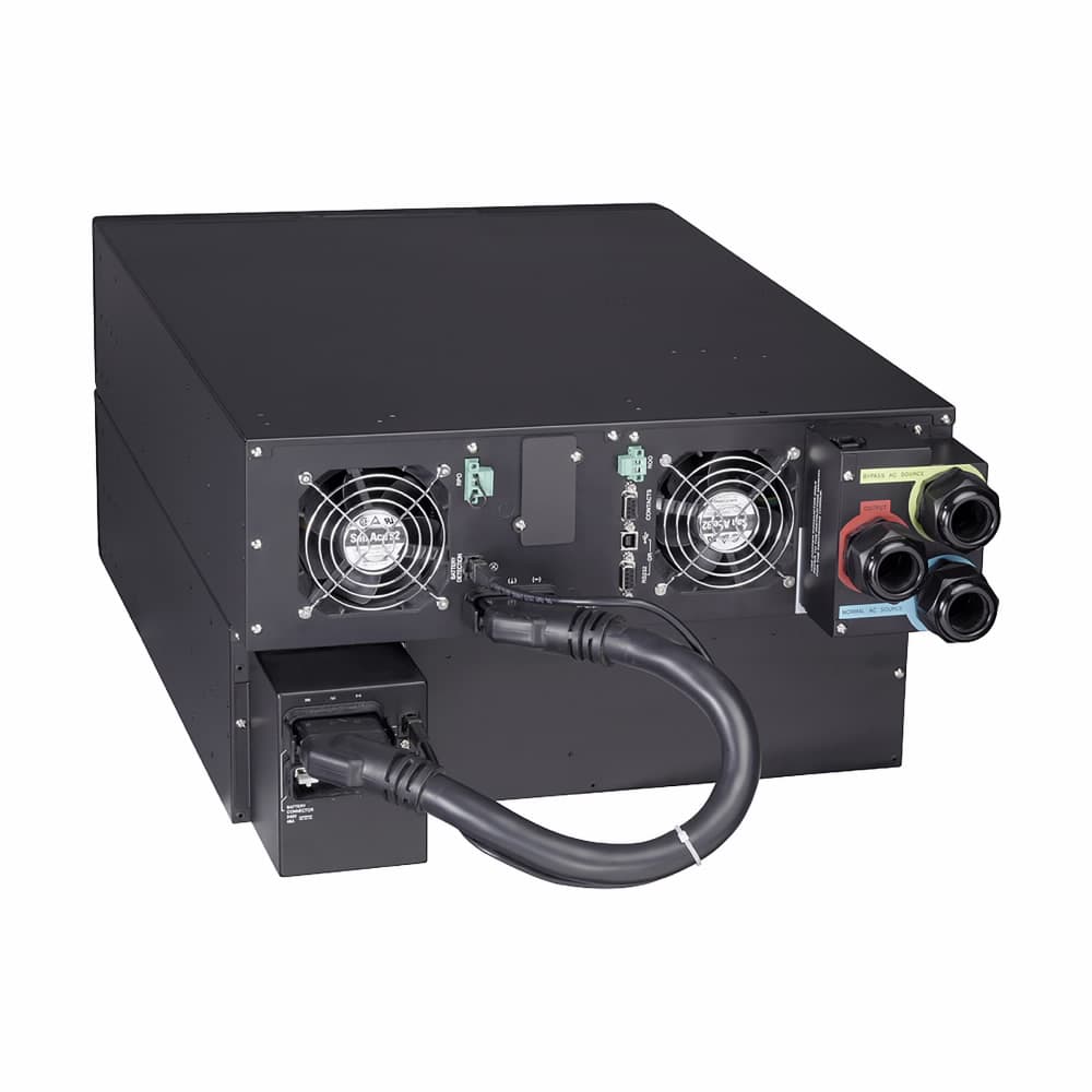 UPS Eaton, Online, Tower/rack, 7200 W, fara AVR, Terminal Block, display LCD, back-up 11 - 20 min. "9SX8KIRT" — miniatură