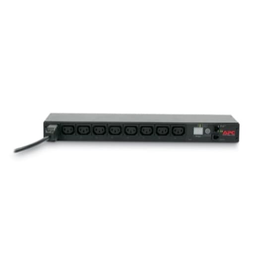 PDU APC, 1U pt. rack 19 inch, 8 prize IEC, intrare IEC, max 16 A, cablu 2.5 m, negru, "AP7921B"