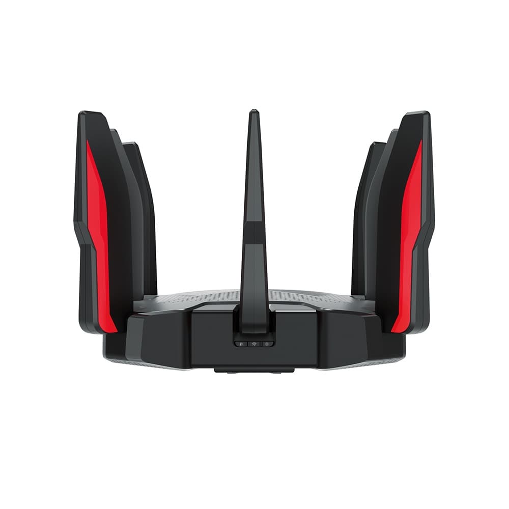 ROUTER TP-LINK wireless 6600Mbps,1 x 2.5 Gbps WAN/LAN, 1 x 1 Gbps WAN/LAN, 3 x Gigabit LAN si 2 x USB, 2.4 Ghz/5 Ghz dual band, 8 antene externe, WI-FI 6 "Archer GX90" — miniatură