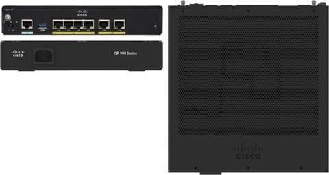 ROUTER CISCO 900 Series, wired, port LAN 10/100/1000 x 4, port WAN 10/100/1000 x 2, "C921-4P"