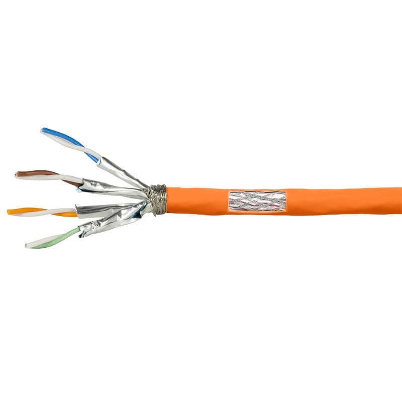 PATCH CORD S/FTP LOGILINK Cat7, LSZH, cupru, 1000MHz, 25 m, orange, AWG23, dublu ecranat "CPV0058"
