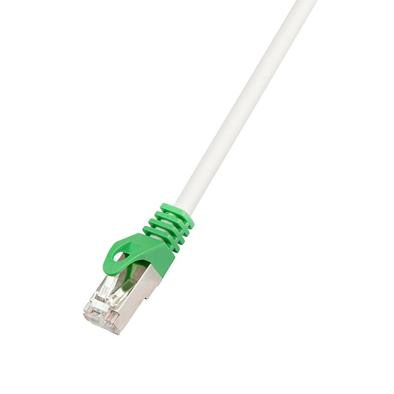 PATCH CORD S/FTP LOGILINK Cat6, LSZH, cupru, crossover, 1 m, alb, AWG27, dublu ecranat "CQ2032S"x