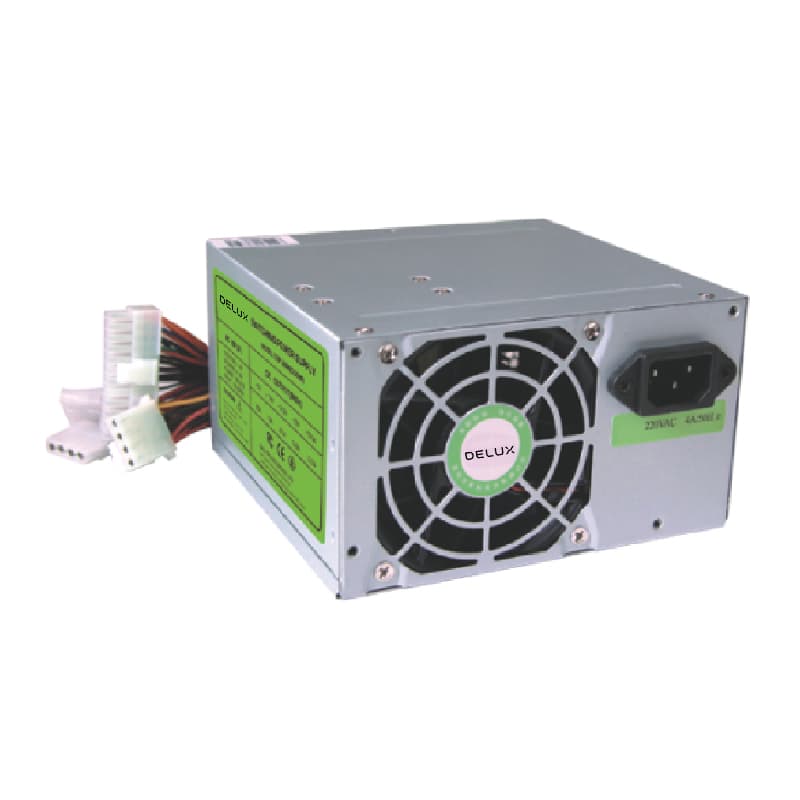 SURSA Delux 450, Fan 8cm, Conector 20+4 pini, 2xSATA, 2xMolex, Switch ON/OFF "DLP-21MS"