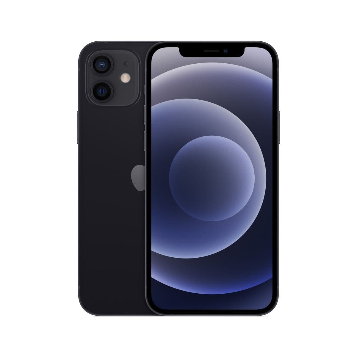 SMARTphone Apple, "iPhone 12" ecran 6.1 inch, dual sim, rez. camera 12 Mpix, memorie interna 64 GB, 5G, iOS, acumulator 2815 mAh, negru, "MGJ53__/A"