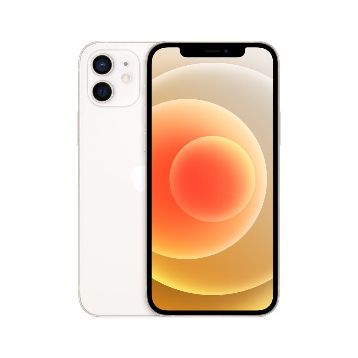 SMARTphone Apple, "iPhone 12 MINI" ecran 6.1 inch, dual sim, rez. camera 12 Mpix, memorie interna 64 GB, 5G, iOS, acumulator 2815 mAh, alb, "MGJ63__/A"