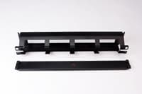 Organizator cabluri cu capac, 2U, negru