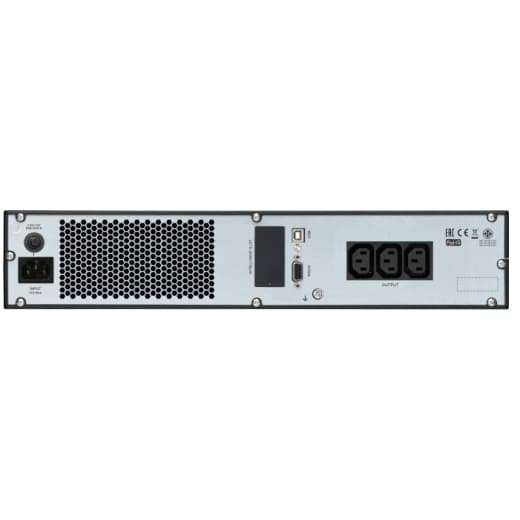 UPS APC, Online, Tower/rack, 800 W, fara AVR, IEC x 3, display LCD, back-up 11 - 20 min. "SRV1KRIRK" — miniatură
