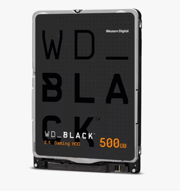 HDD notebook WD 500 GB, Black, 7200 rpm, buffer 64 MB, 6 Gb/s, S-ATA 3, "WD5000LPSX"